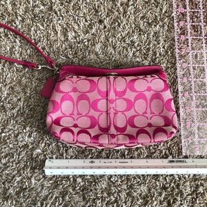 Pink Coach clutch